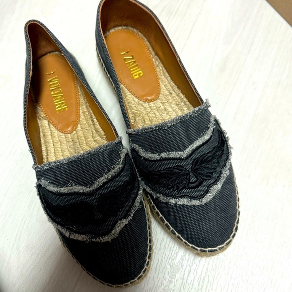 Zadig & Voltaire Canvas Espadrilles in Black - Picture 4 of 8